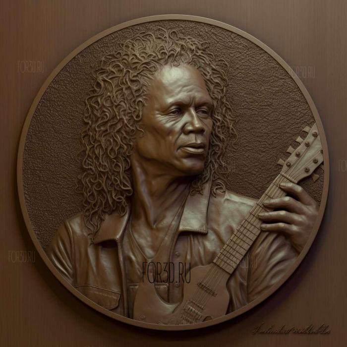 kirk hammett 1 stl model for CNC